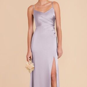 Birdy Grey Catherine Satin Dress in Lilac